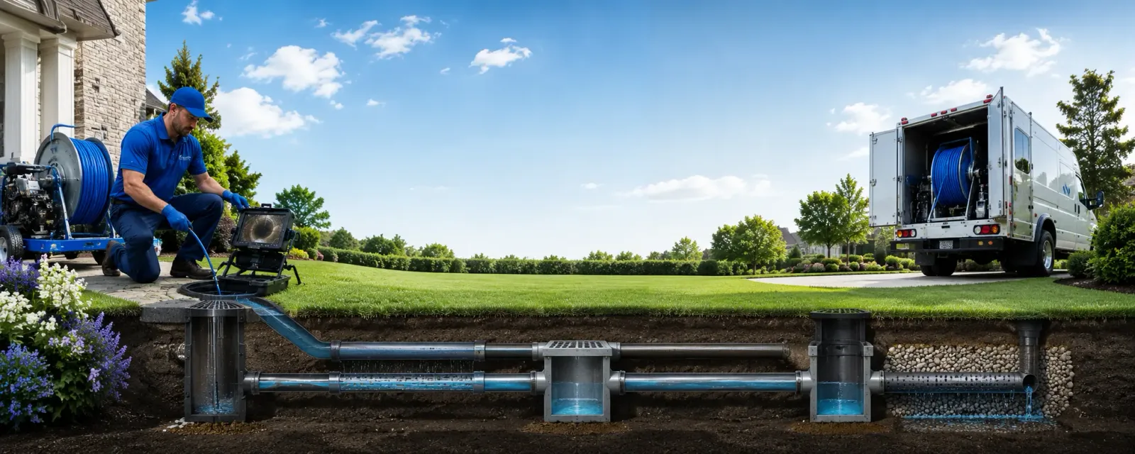 Outdoor drain cleaning information for Dell City, TX